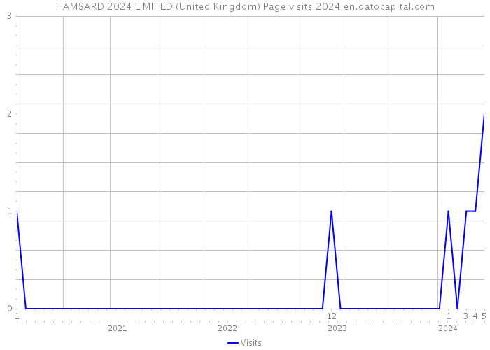HAMSARD 2024 LIMITED (United Kingdom) Page visits 2024 