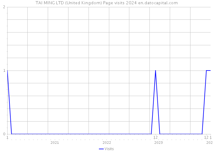 TAI MING LTD (United Kingdom) Page visits 2024 
