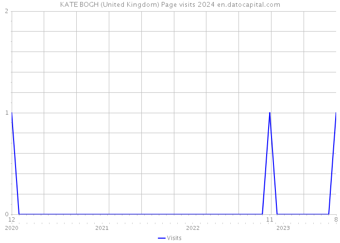 KATE BOGH (United Kingdom) Page visits 2024 