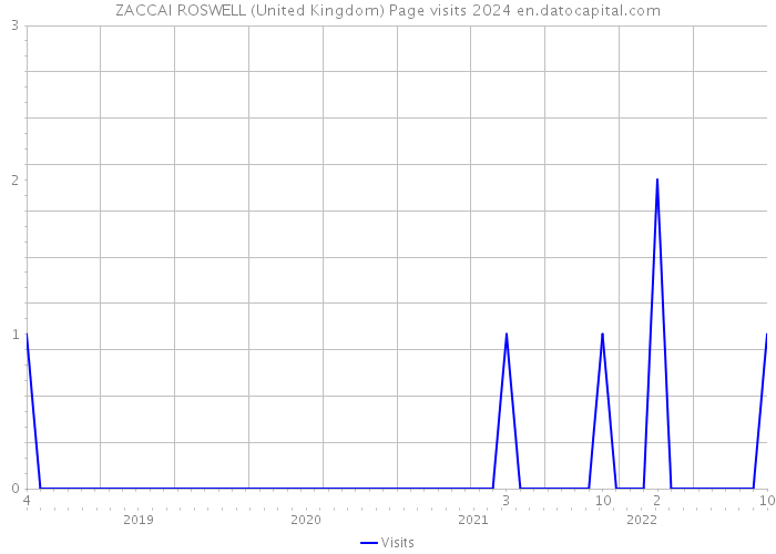 ZACCAI ROSWELL (United Kingdom) Page visits 2024 