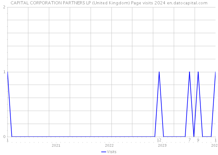 CAPITAL CORPORATION PARTNERS LP (United Kingdom) Page visits 2024 