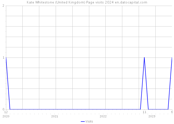 Kate Whitestone (United Kingdom) Page visits 2024 