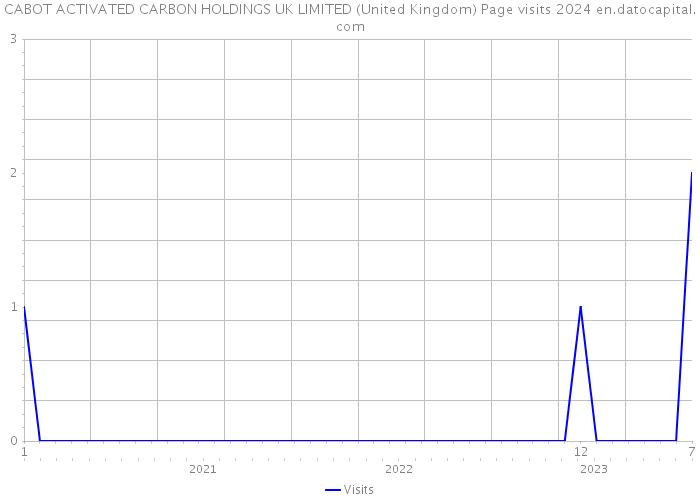 CABOT ACTIVATED CARBON HOLDINGS UK LIMITED (United Kingdom) Page visits 2024 