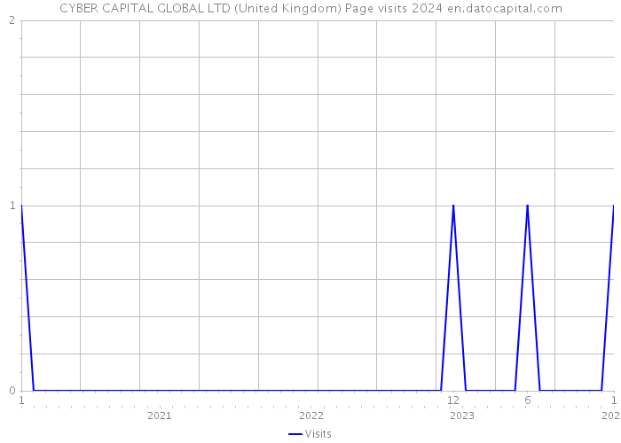 CYBER CAPITAL GLOBAL LTD (United Kingdom) Page visits 2024 