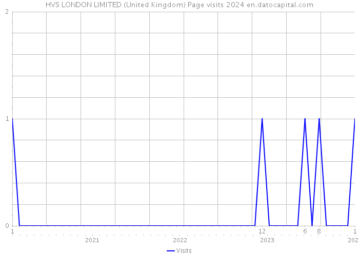 HVS LONDON LIMITED (United Kingdom) Page visits 2024 