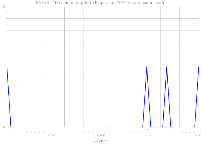 KASKO LTD (United Kingdom) Page visits 2024 