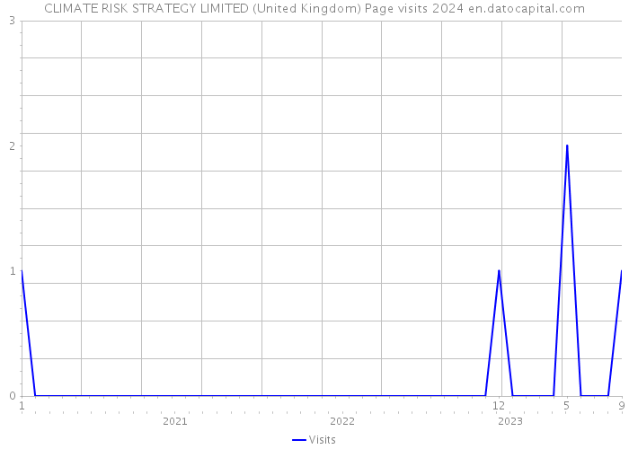 CLIMATE RISK STRATEGY LIMITED (United Kingdom) Page visits 2024 