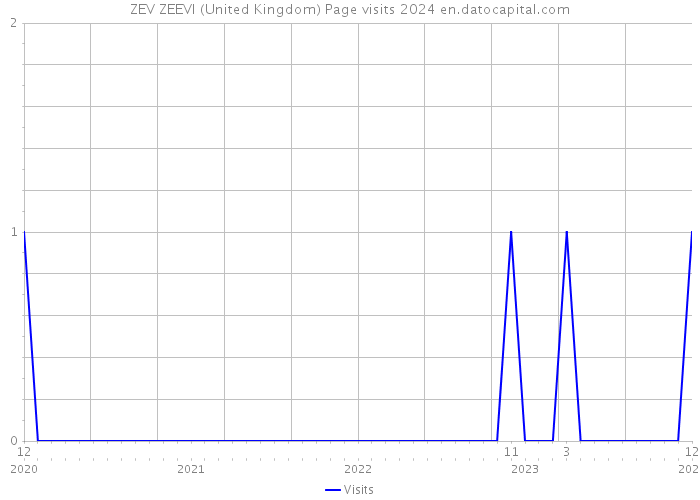 ZEV ZEEVI (United Kingdom) Page visits 2024 