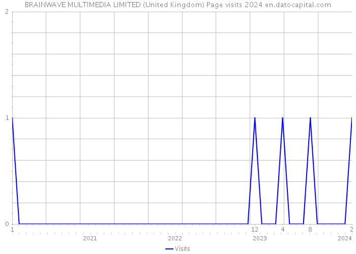 BRAINWAVE MULTIMEDIA LIMITED (United Kingdom) Page visits 2024 