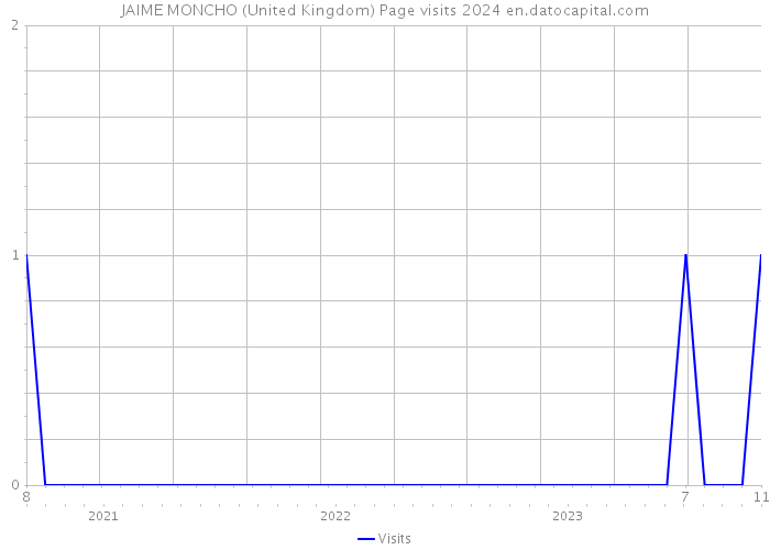 JAIME MONCHO (United Kingdom) Page visits 2024 