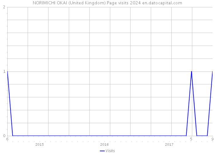 NORIMICHI OKAI (United Kingdom) Page visits 2024 