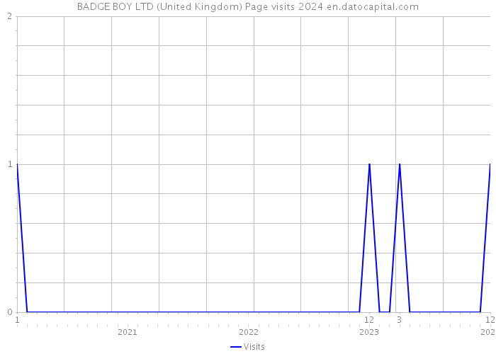 BADGE BOY LTD (United Kingdom) Page visits 2024 
