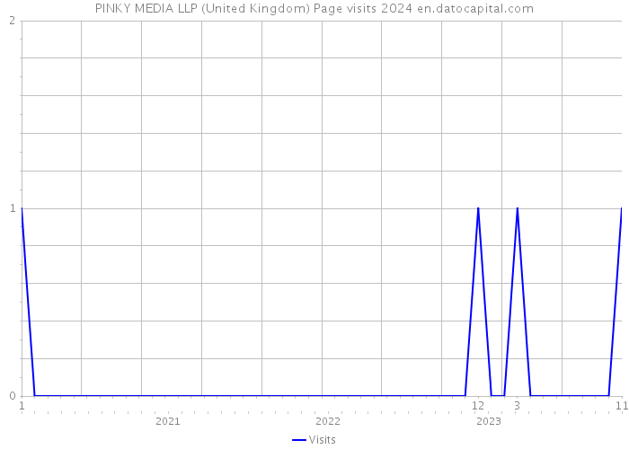 PINKY MEDIA LLP (United Kingdom) Page visits 2024 