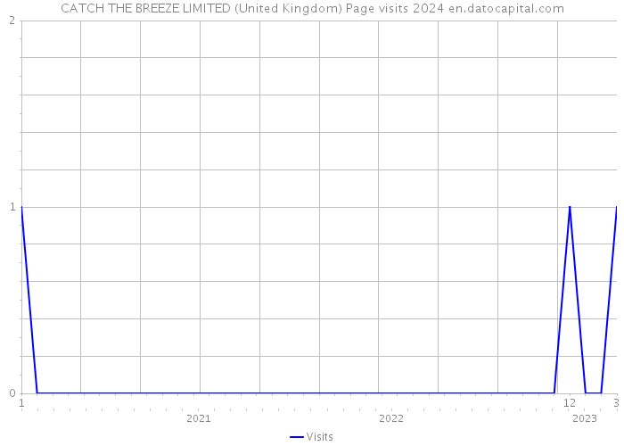 CATCH THE BREEZE LIMITED (United Kingdom) Page visits 2024 