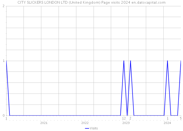 CITY SLICKERS LONDON LTD (United Kingdom) Page visits 2024 