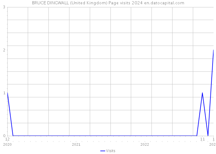 BRUCE DINGWALL (United Kingdom) Page visits 2024 