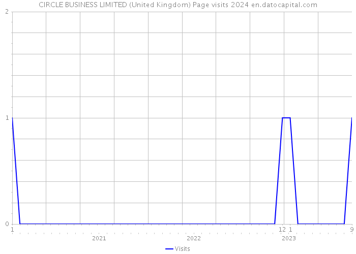CIRCLE BUSINESS LIMITED (United Kingdom) Page visits 2024 