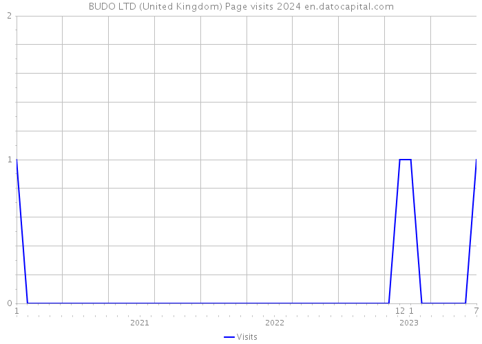 BUDO LTD (United Kingdom) Page visits 2024 