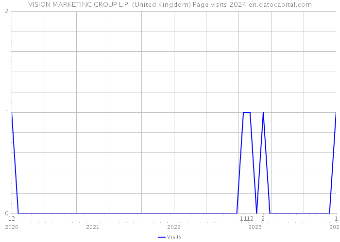VISION MARKETING GROUP L.P. (United Kingdom) Page visits 2024 