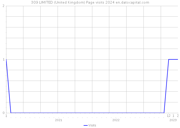 309 LIMITED (United Kingdom) Page visits 2024 