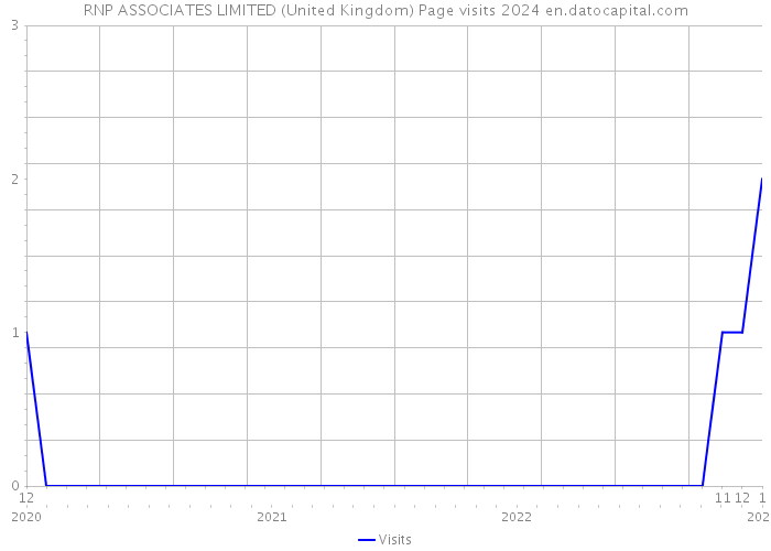 RNP ASSOCIATES LIMITED (United Kingdom) Page visits 2024 