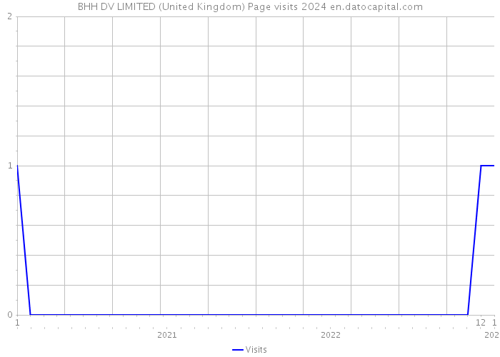 BHH DV LIMITED (United Kingdom) Page visits 2024 