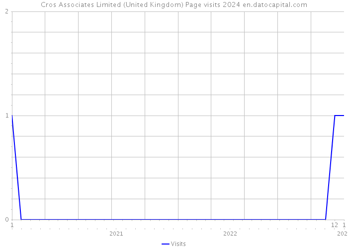 Cros Associates Limited (United Kingdom) Page visits 2024 