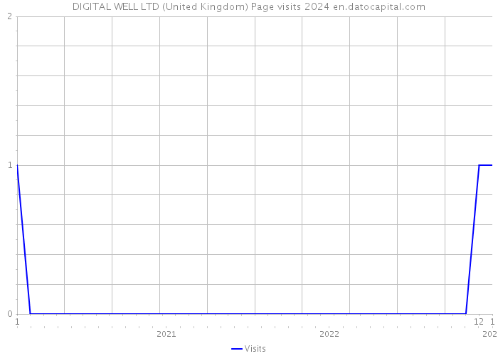 DIGITAL WELL LTD (United Kingdom) Page visits 2024 