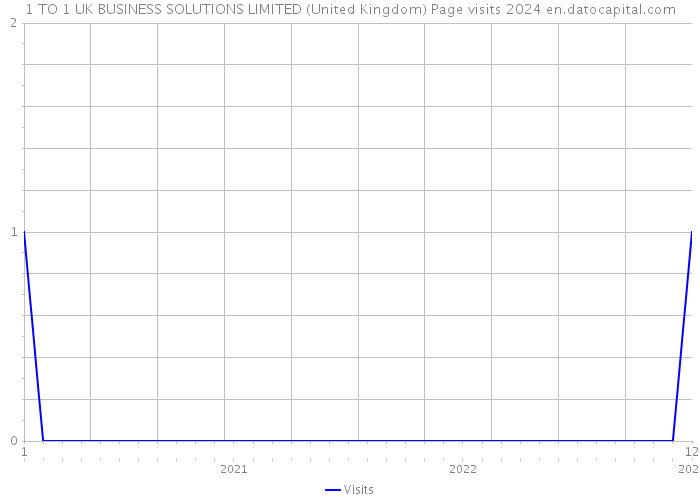 1 TO 1 UK BUSINESS SOLUTIONS LIMITED (United Kingdom) Page visits 2024 