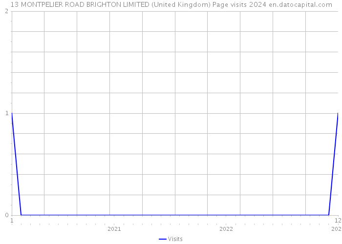 13 MONTPELIER ROAD BRIGHTON LIMITED (United Kingdom) Page visits 2024 