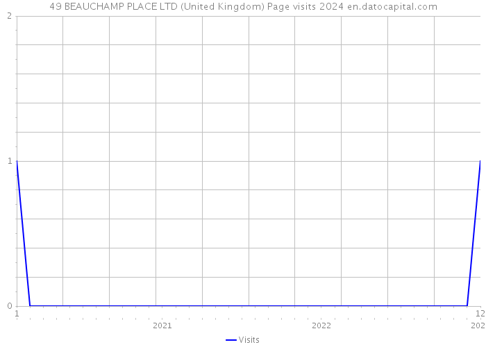 49 BEAUCHAMP PLACE LTD (United Kingdom) Page visits 2024 