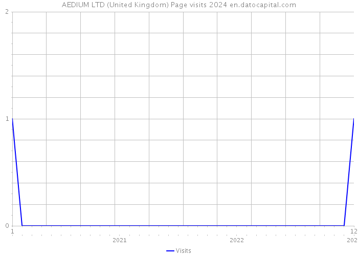 AEDIUM LTD (United Kingdom) Page visits 2024 