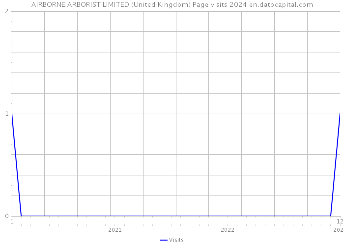 AIRBORNE ARBORIST LIMITED (United Kingdom) Page visits 2024 
