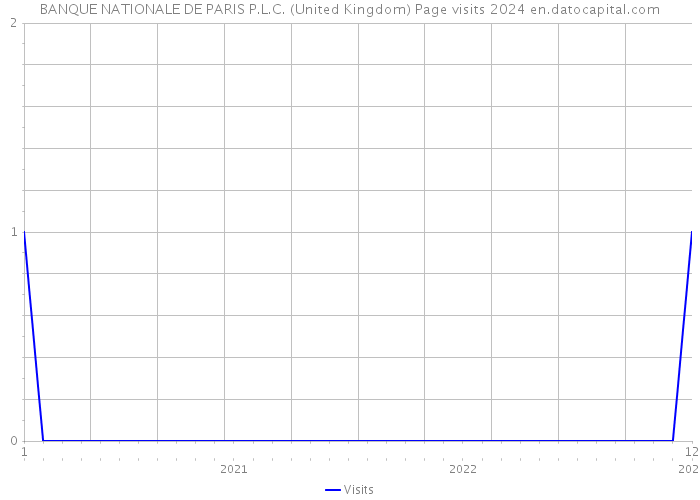 BANQUE NATIONALE DE PARIS P.L.C. (United Kingdom) Page visits 2024 