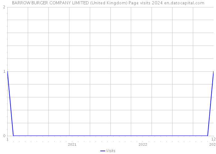 BARROW BURGER COMPANY LIMITED (United Kingdom) Page visits 2024 