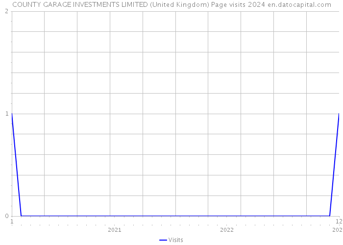 COUNTY GARAGE INVESTMENTS LIMITED (United Kingdom) Page visits 2024 