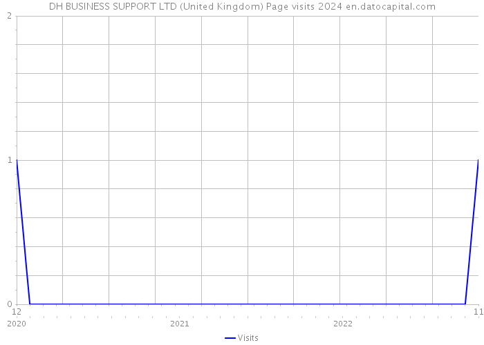 DH BUSINESS SUPPORT LTD (United Kingdom) Page visits 2024 