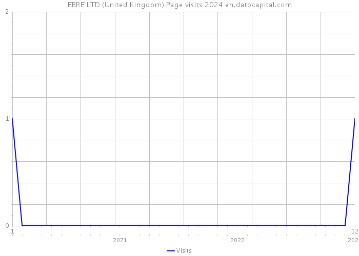 EBRE LTD (United Kingdom) Page visits 2024 