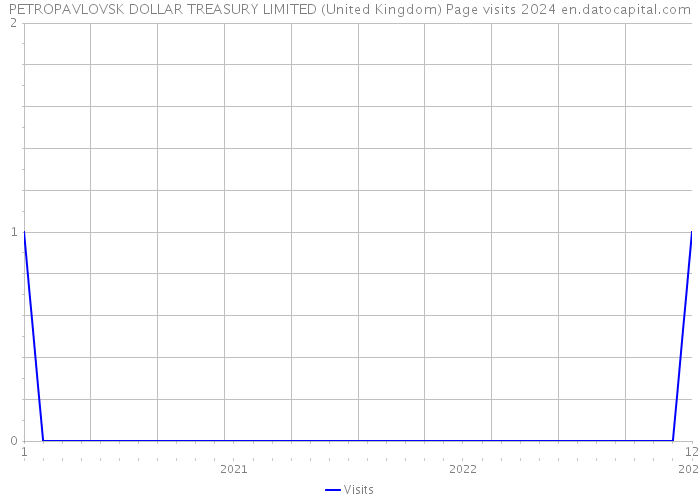 PETROPAVLOVSK DOLLAR TREASURY LIMITED (United Kingdom) Page visits 2024 