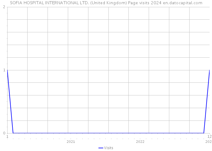 SOFIA HOSPITAL INTERNATIONAL LTD. (United Kingdom) Page visits 2024 