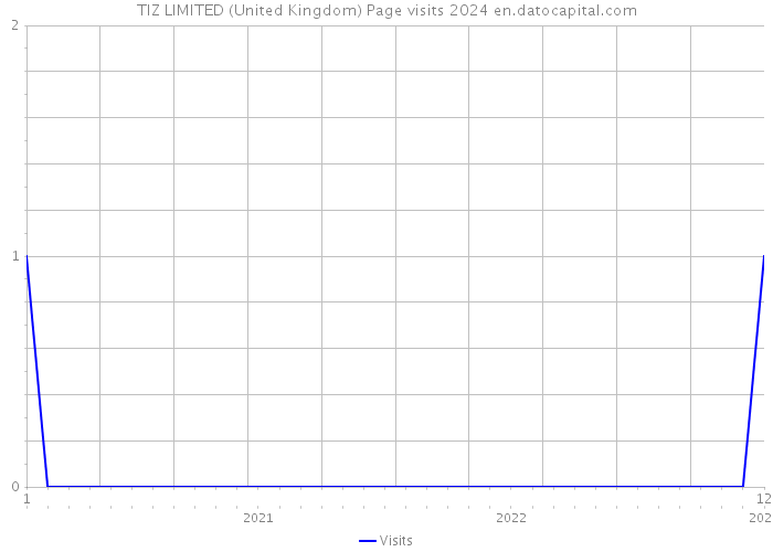 TIZ LIMITED (United Kingdom) Page visits 2024 