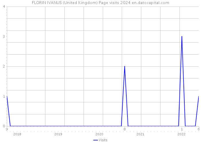 FLORIN IVANUS (United Kingdom) Page visits 2024 