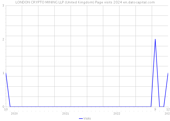 LONDON CRYPTO MINING LLP (United Kingdom) Page visits 2024 