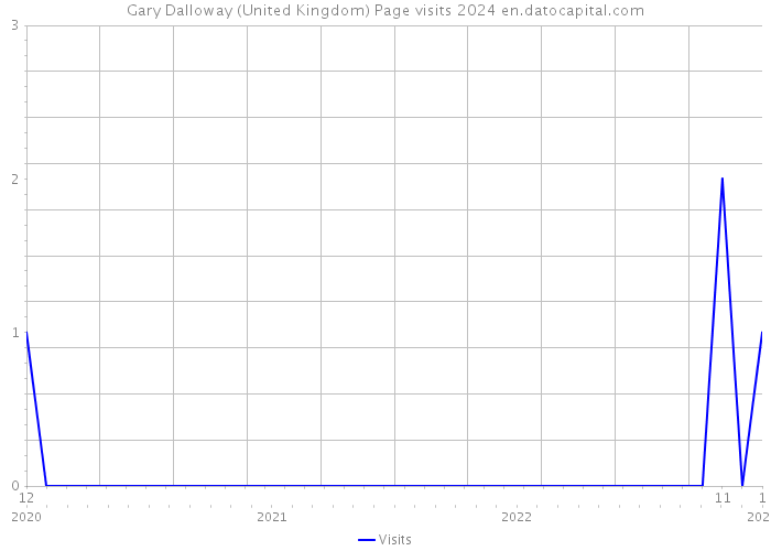 Gary Dalloway (United Kingdom) Page visits 2024 