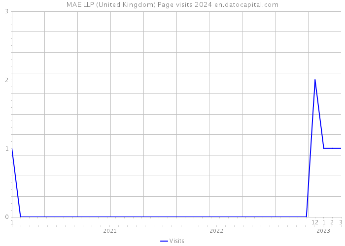 MAE LLP (United Kingdom) Page visits 2024 