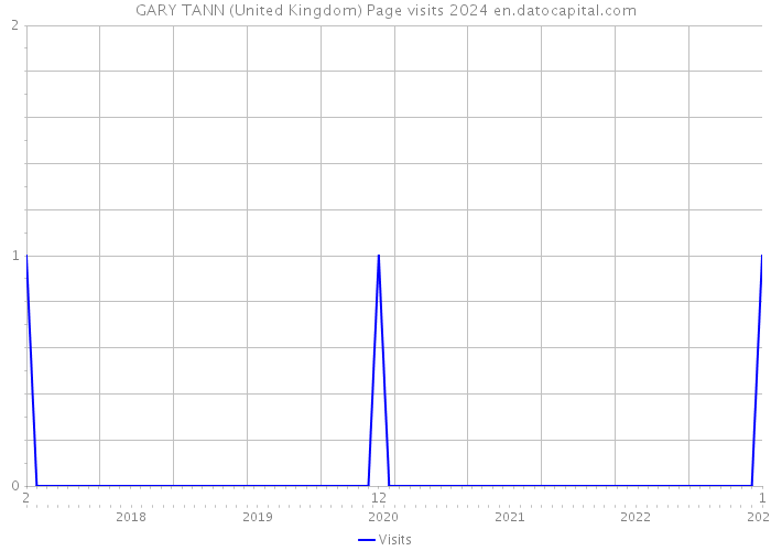 GARY TANN (United Kingdom) Page visits 2024 