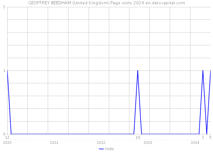 GEOFFREY BEEDHAM (United Kingdom) Page visits 2024 