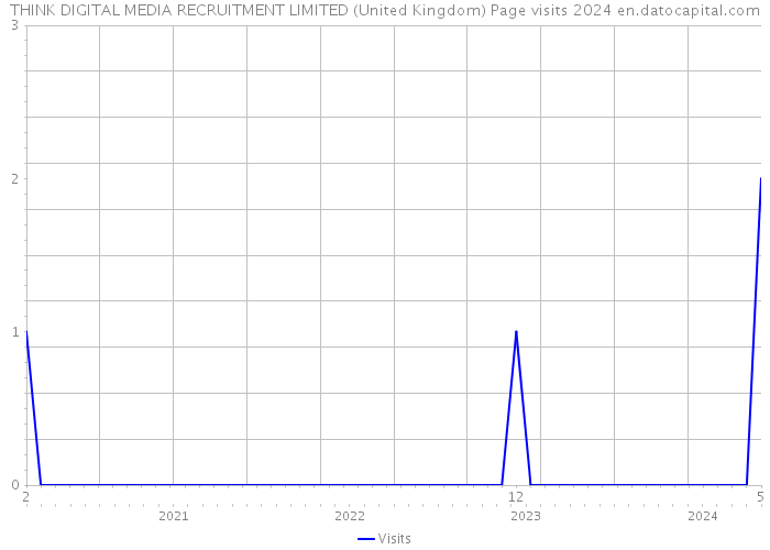 THINK DIGITAL MEDIA RECRUITMENT LIMITED (United Kingdom) Page visits 2024 