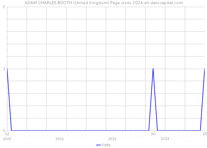 ADAM CHARLES BOOTH (United Kingdom) Page visits 2024 
