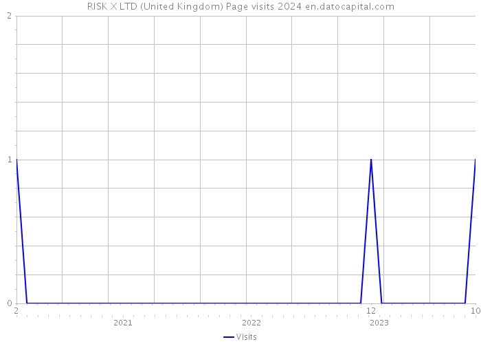 RISK X LTD (United Kingdom) Page visits 2024 